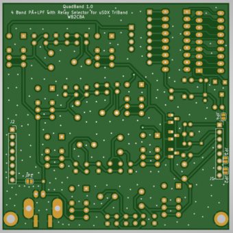 QuadBand – 4 Band PA+LPF Board For uSDX TriBand (An All Mode HF QRP ...