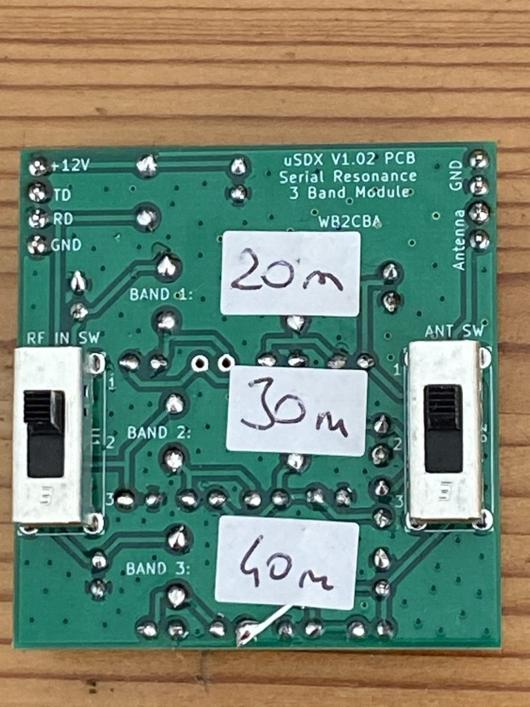 uSDX Multiband Serial Resonance Low Pass Filter - Ankara Telsiz ve ...